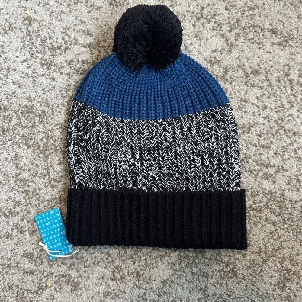 Verloop Kids Knit Beanie with Pom Pom (New)